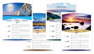 Печать перекидных календарей на заказ в Москве