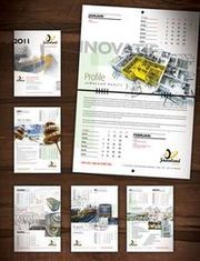 Печать перекидных календарей на заказ в Москве